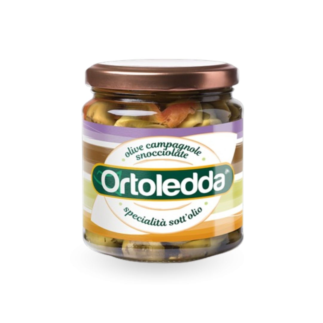 Aceitunas verdes "alla Campagnola" Ortoledda 280 grs