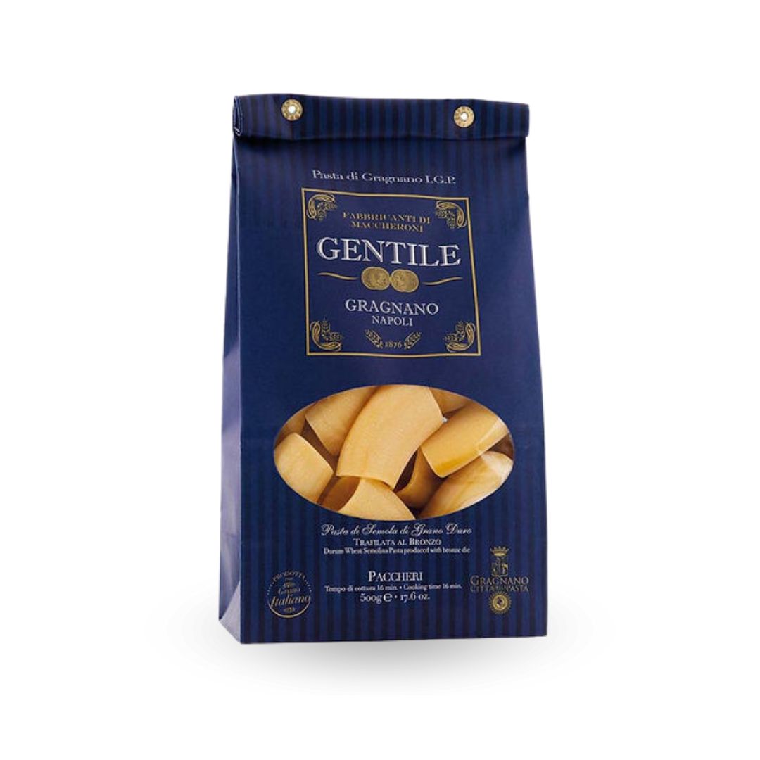 Paccheri de Gragnano IGP Gentile 500 grs