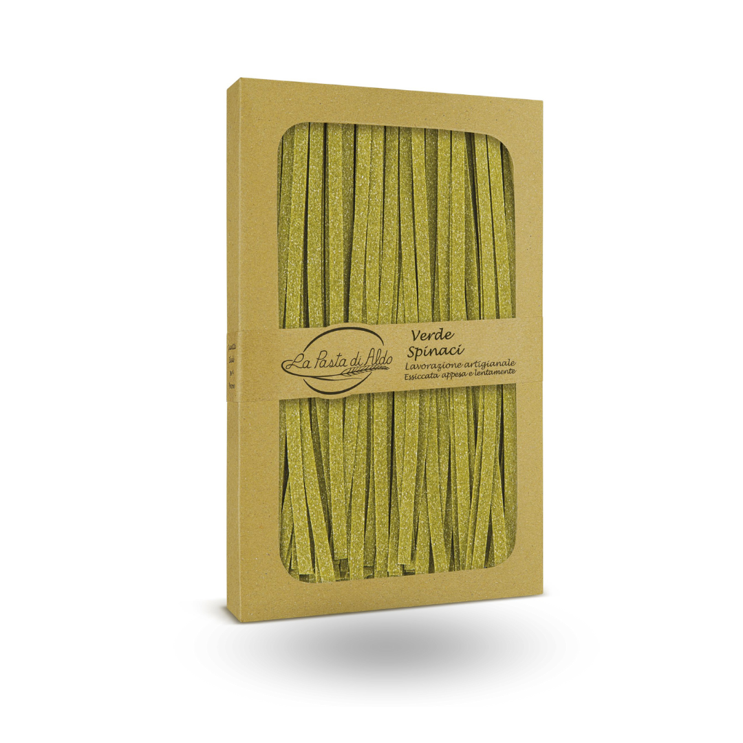 Tagliatelle con Espinacas La Pasta di Aldo 250 grs