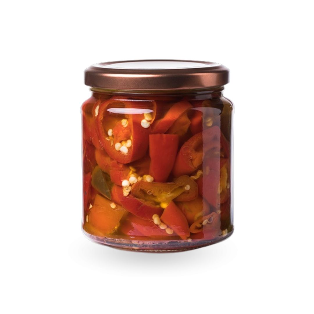 Peperoncini picantes en aceite Ortoledda 280 grs
