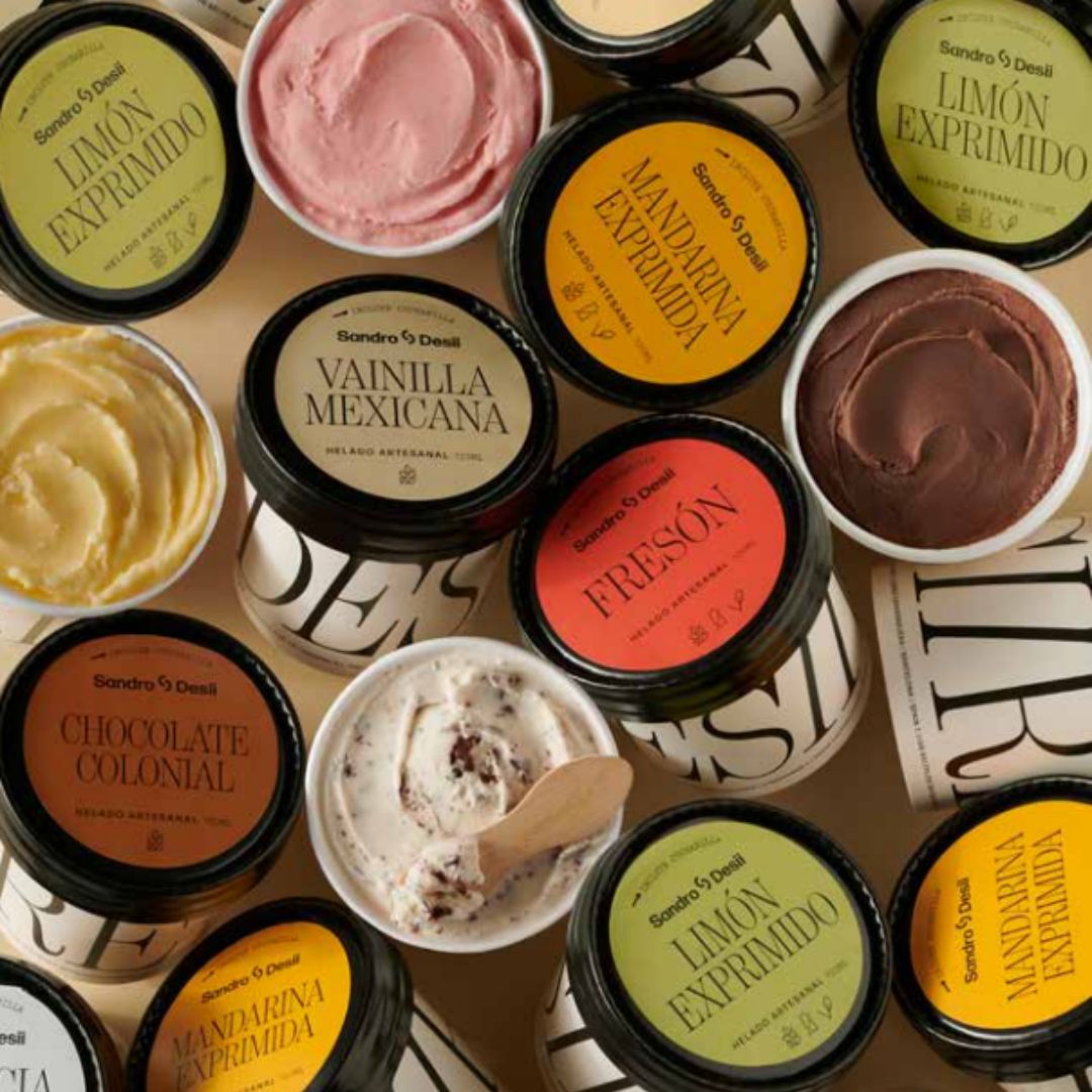 Tienda de helados artesanos italianos apto para veganos y sin gluten en Madrid y Ventas