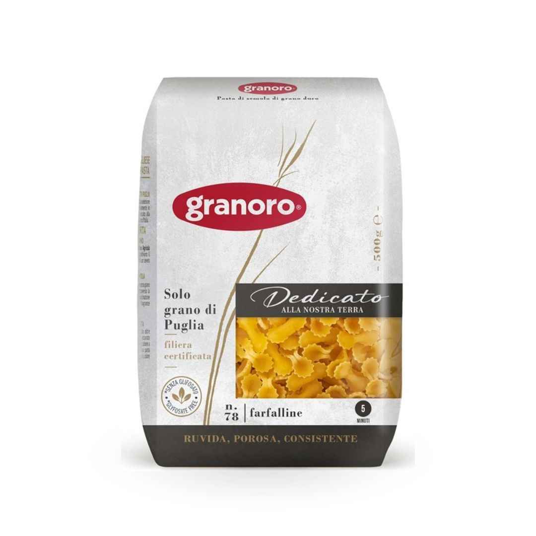 Farfalline Granoro Dedicato (500g) — Pasta Corta de Filiera Certificada 100% Puglia