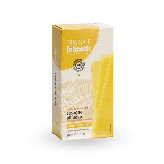 Lasaña al huevo Felicetti 500 grs