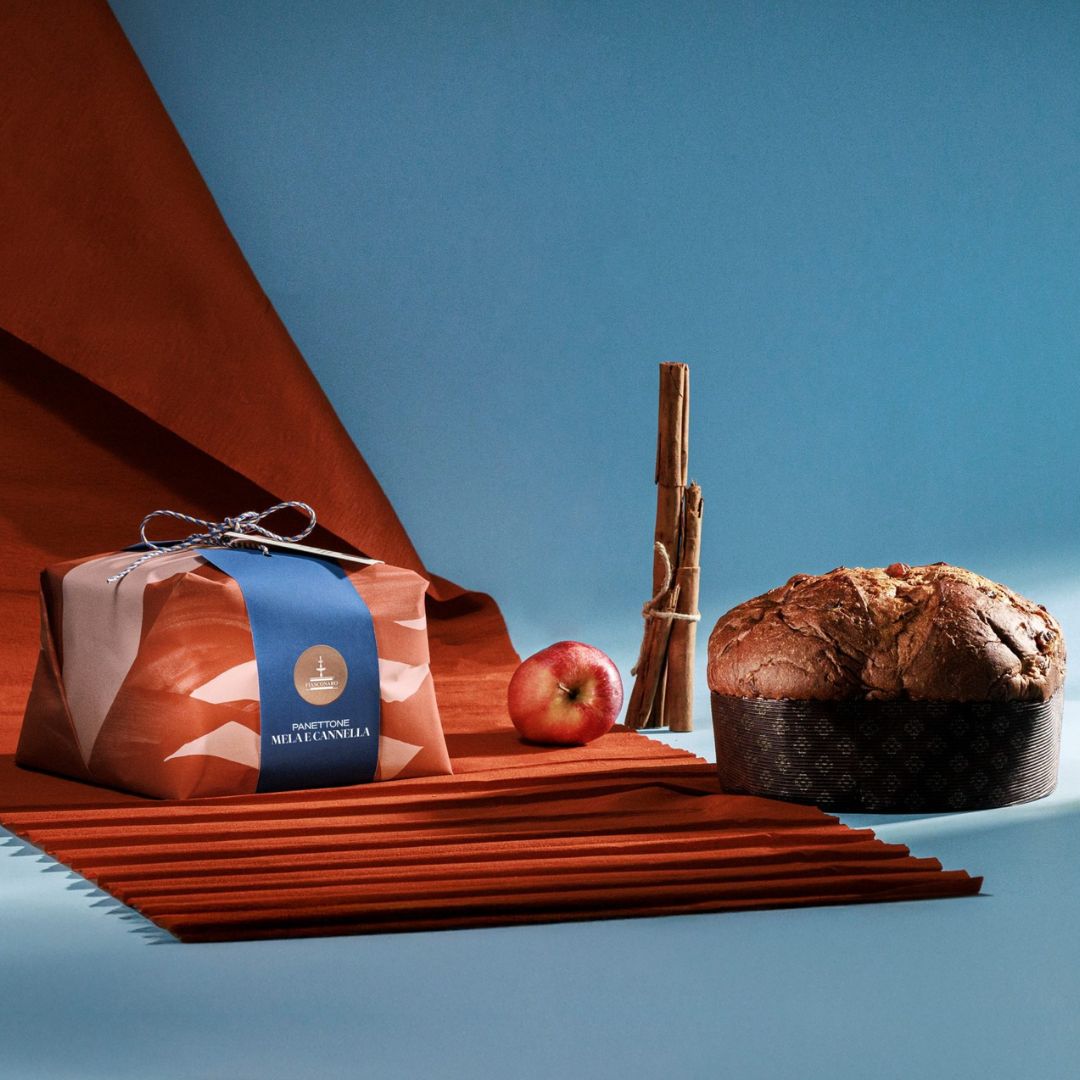 Panettone de manzana y canela Fiasconaro