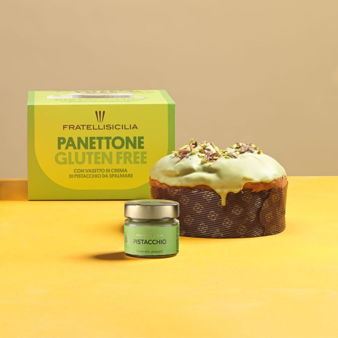 Panettone Fratelli Sicilia Sin Gluten Pistacho 500 gr