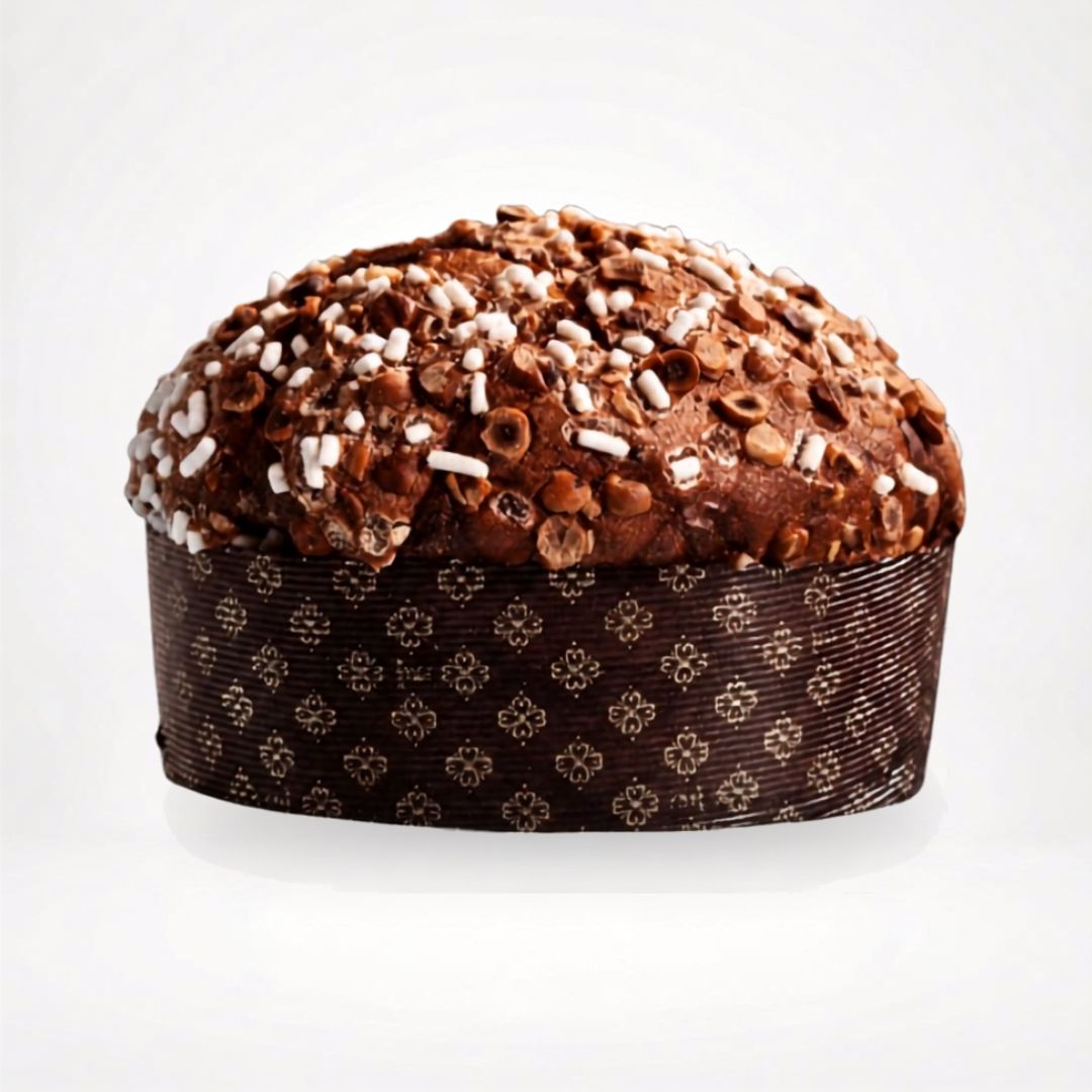 Detalle panettone fiasconaro albaricoque chocolate modica
