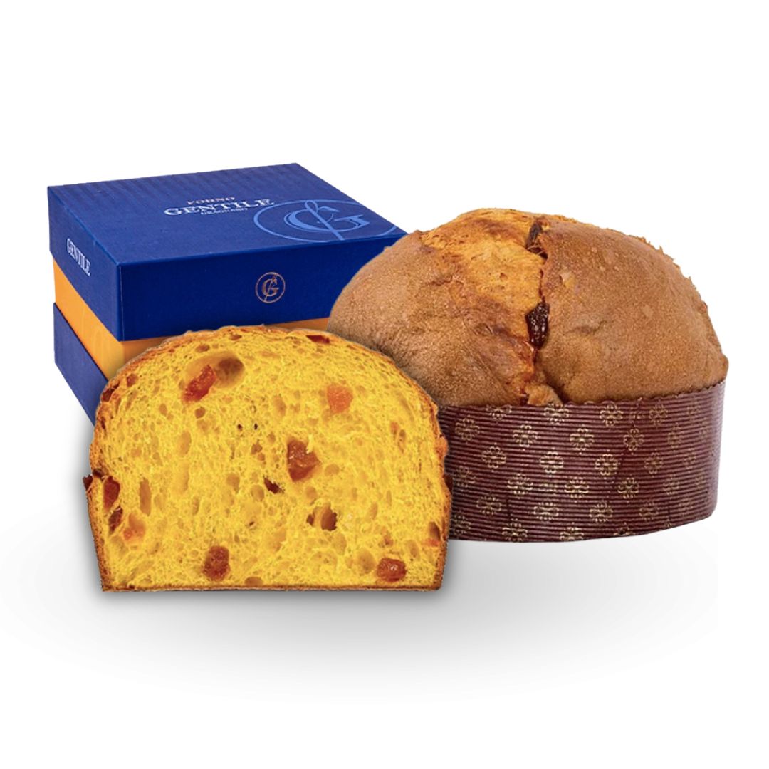 Panettone de la casa Gentile con albaricoque