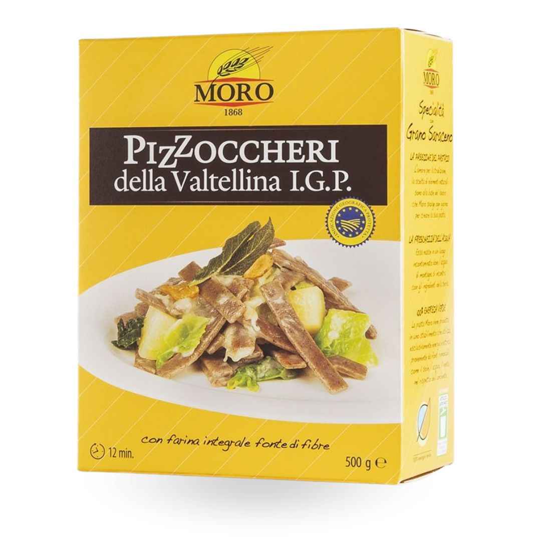 Pizzoccheri della Valtellina Moro — Pasta de Trigo Sarraceno