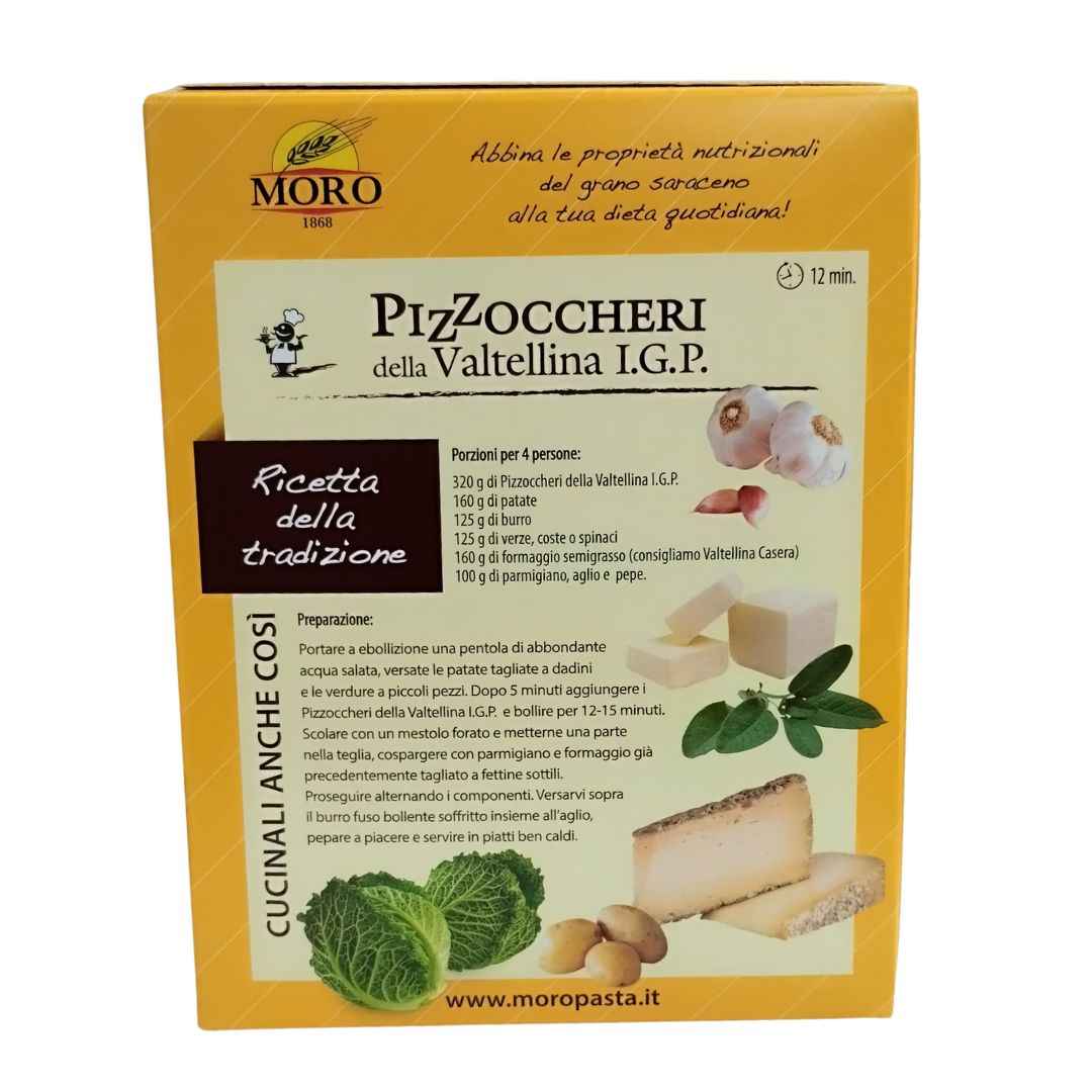 Pizzoccheri della Valtellina Moro — Pasta de Trigo Sarraceno