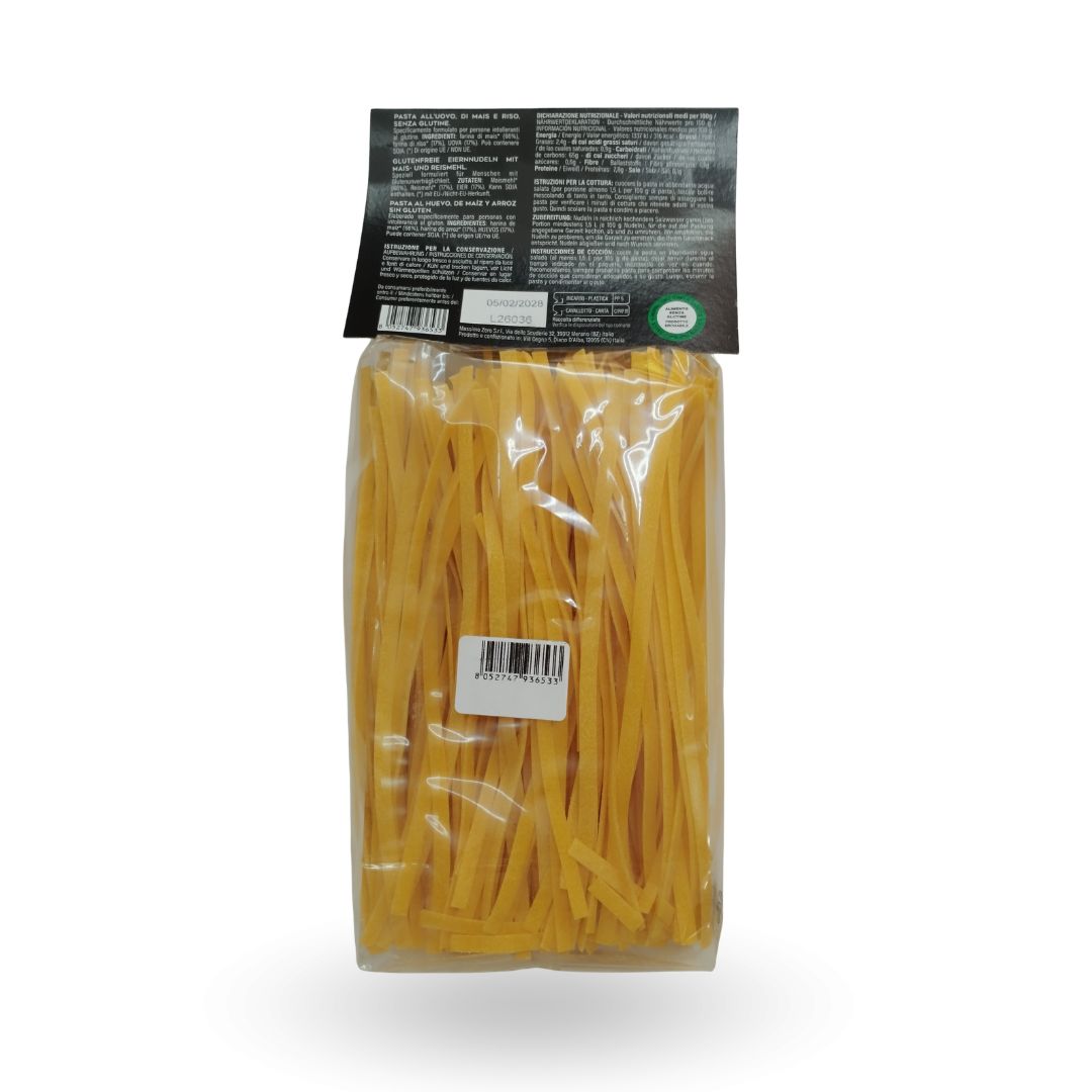 Tagliatelle al huevo sin gluten Massimo Zero de 250g